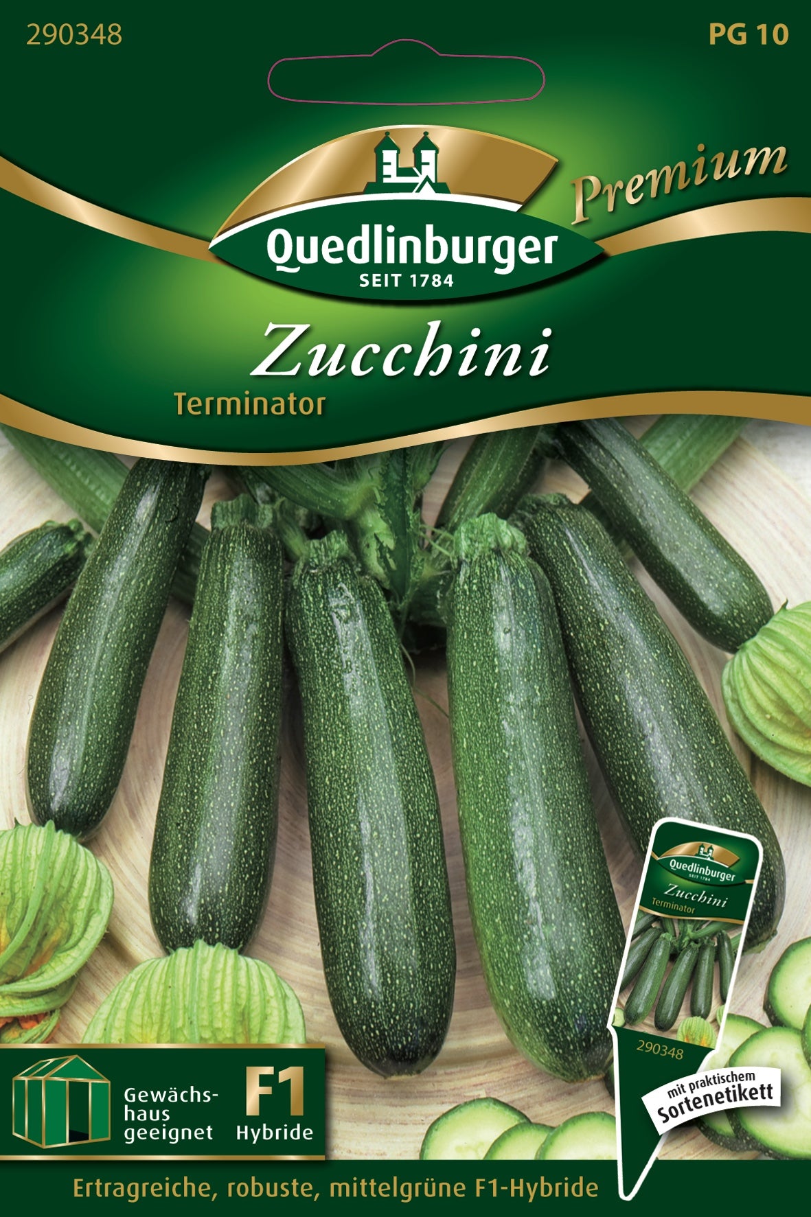 Quedlinburger Saatgut Zucchini „Terminator“