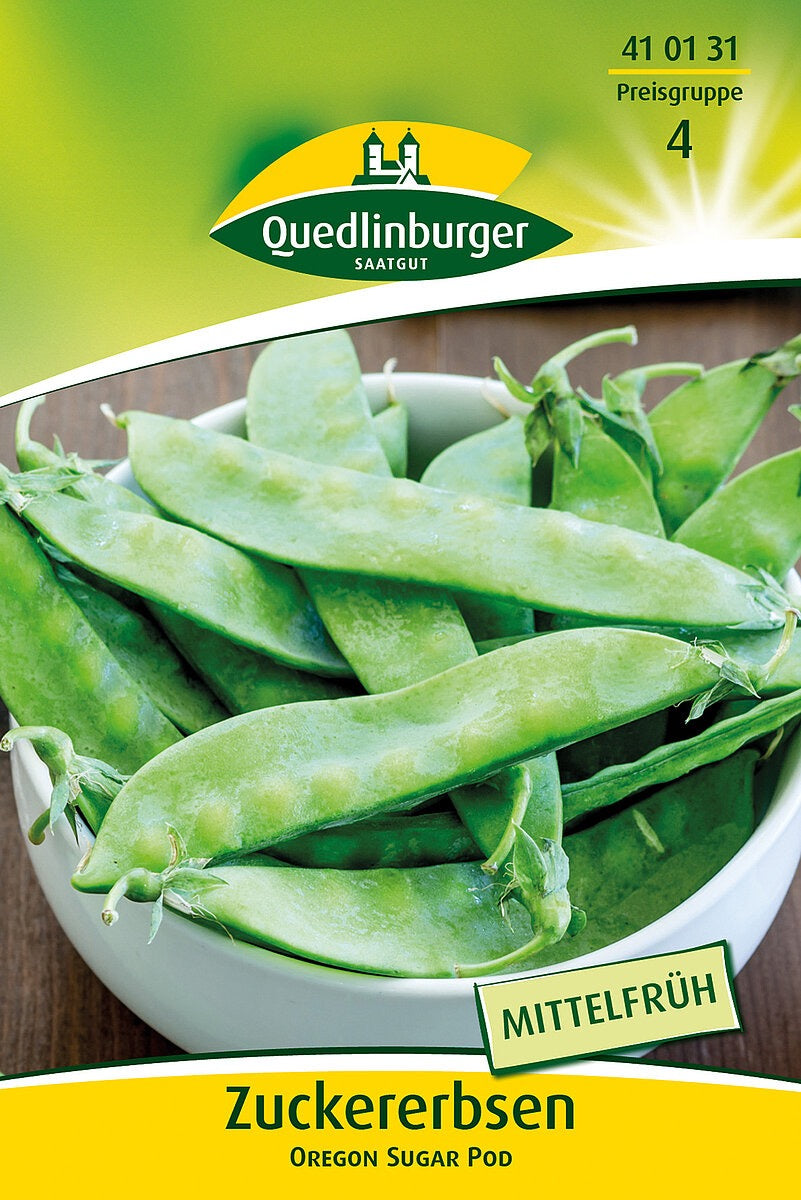 Quedlinburger Saatgut ZUCKERERBSEN „OREGON SUGAR POD“