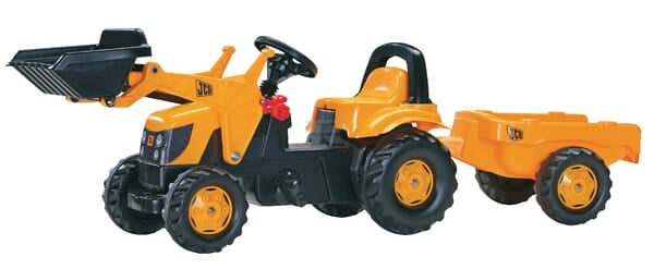 RollyKid JCB mit Frontlader und Anhänger