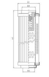 R102G25B Hydraulikfilterelement (Rücklauffilter)