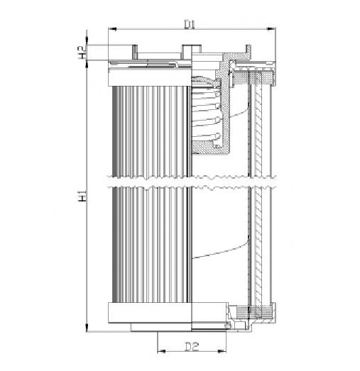 R140G10BV Hydraulikfilterelement (Rücklauffilter)