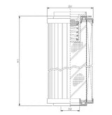 R140T250B Hydraulikfilterelement (Rücklauffilter)