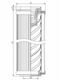 R146G06B Hydraulikfilterelement (Rücklauffilter)