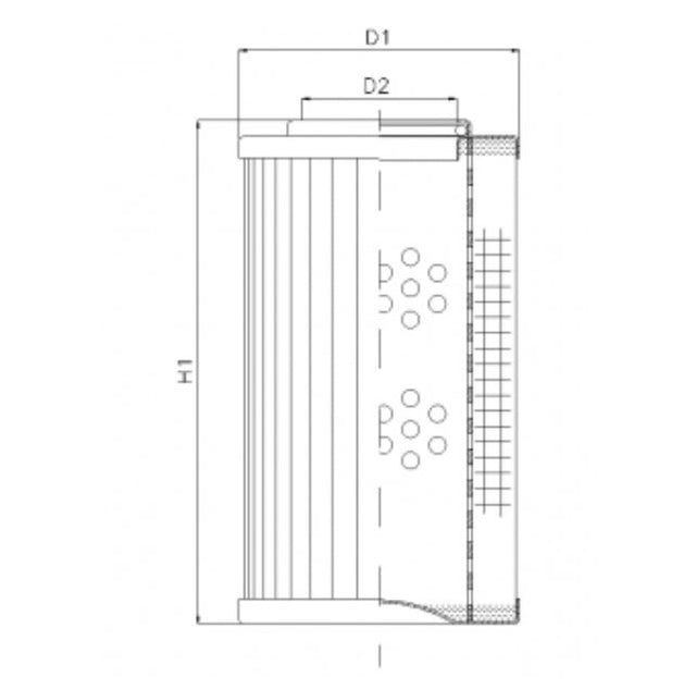 R272T60V Hydraulikfilterelement (Rücklauffilter)