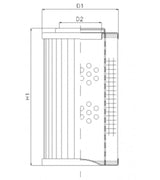 R293G25 Hydraulikfilterelement (Rücklauffilter)