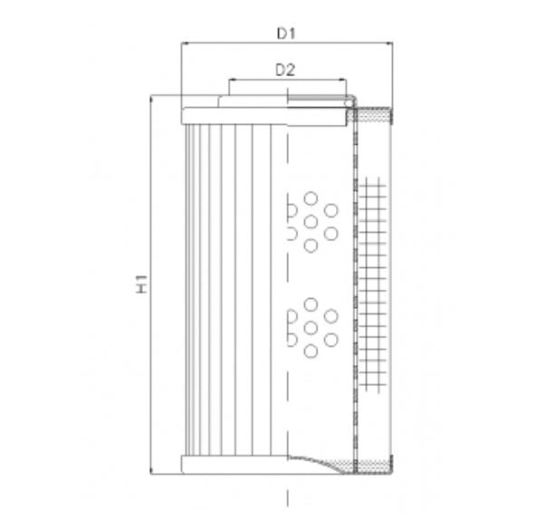 R294G03V Hydraulikfilterelement (Rücklauffilter)