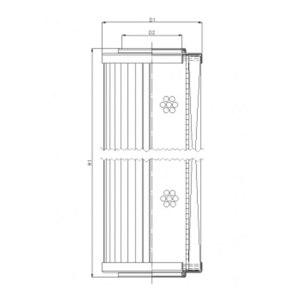 R295G10V Hydraulikfilterelement (Rücklauffilter)