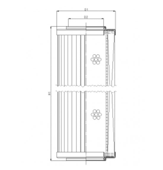 R295G25V Hydraulikfilterelement (Rücklauffilter)