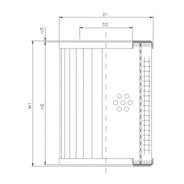 R310G06 Hydraulikfilterelement (Rücklauffilter)