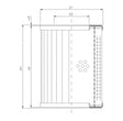 R320G40 Hydraulikfilterelement (Rücklauffilter)