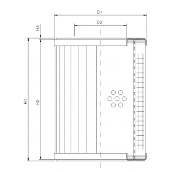 R332G06 Hydraulikfilterelement (Rücklauffilter)