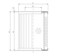 R332G06V Hydraulikfilterelement (Rücklauffilter)