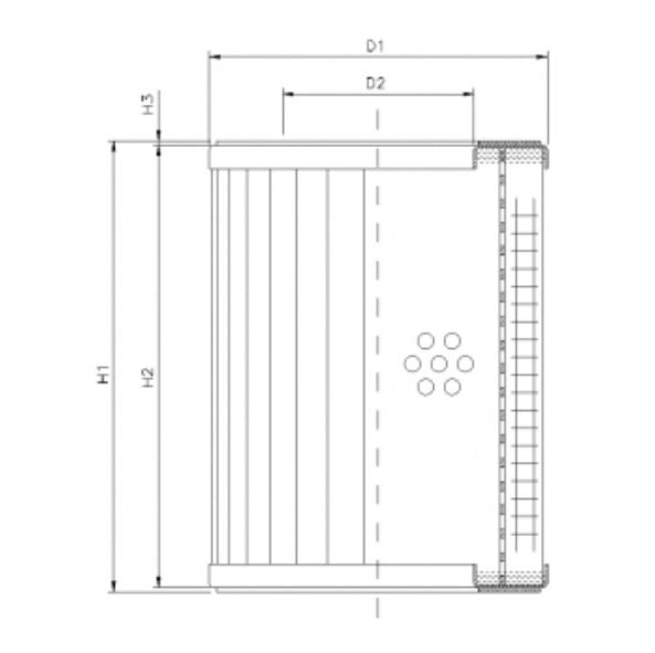 R332G10 Hydraulikfilterelement (Rücklauffilter)