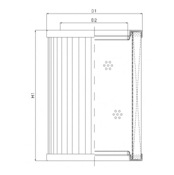 R430T150 Hydraulikfilterelement (Rücklauffilter)