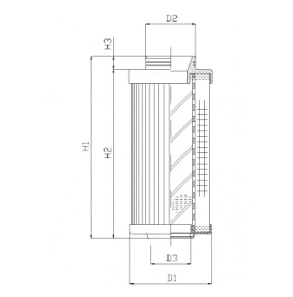 R531C10V Hydraulikfilterelement (Rücklauffilter)