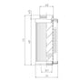 R531C10V Hydraulikfilterelement (Rücklauffilter)