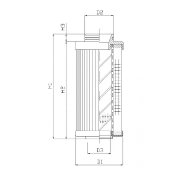 R531T25 Hydraulikfilterelement (Rücklauffilter)