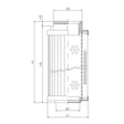 R541G03V Hydraulikfilterelement (Rücklauffilter)