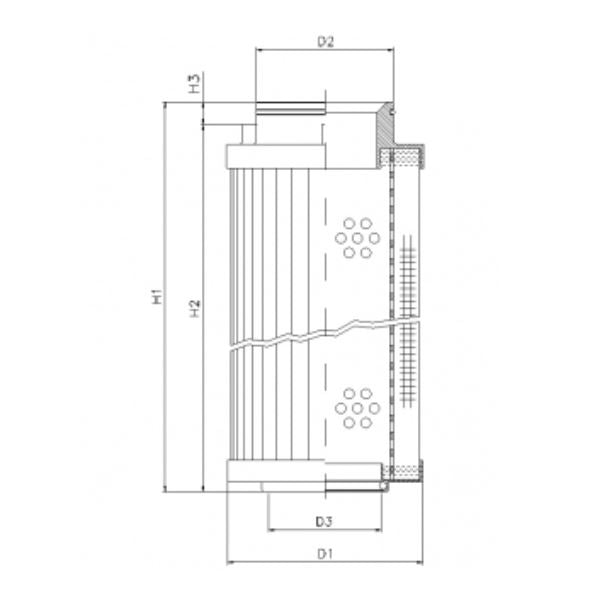 R541G03V Hydraulikfilterelement (Rücklauffilter)