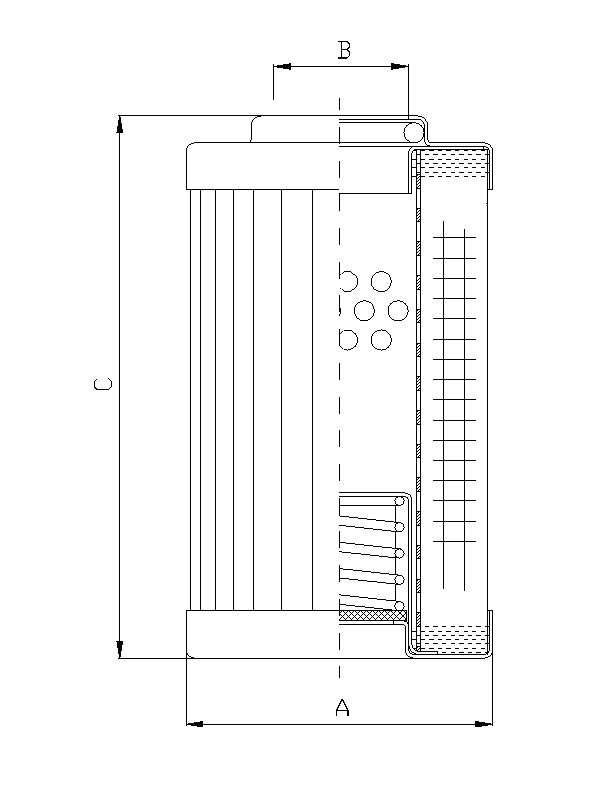 R610T100 Hydraulikfilterelement (Rücklauffilter)