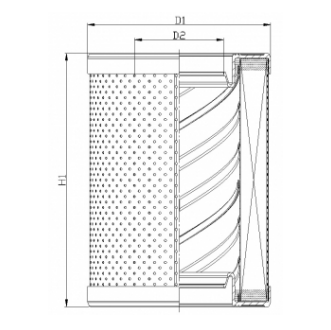 R663G15B0 Hydraulikfilterelement (Rücklauffilter)