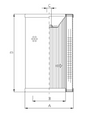 R721G10V Hydraulikfilterelement (Rücklauffilter)