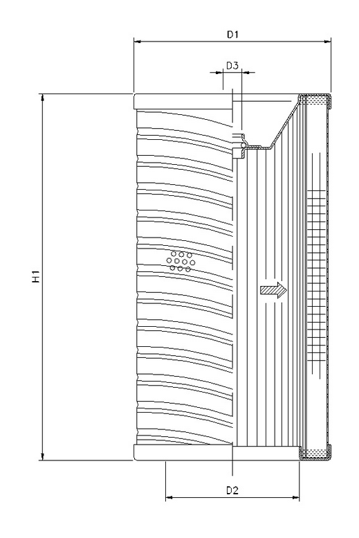 R722G10V Hydraulikfilterelement (Rücklauffilter)