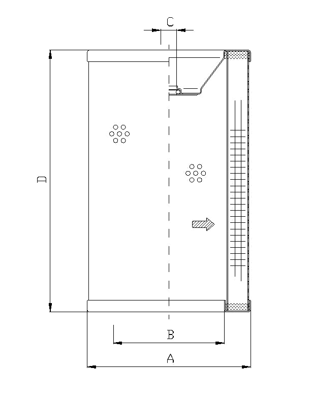 R732G10P Hydraulikfilterelement (Rücklauffilter)