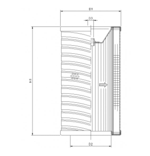 R736G06 Hydraulikfilterelement (Rücklauffilter)