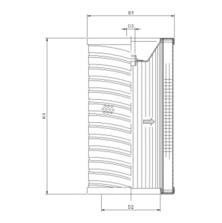 R745G03 Hydraulikfilterelement (Rücklauffilter)