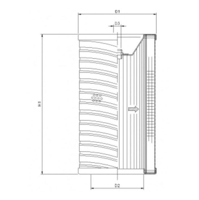 R745G03 Hydraulikfilterelement (Rücklauffilter)