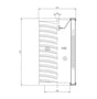 R752G03P Hydraulikfilterelement (Rücklauffilter)