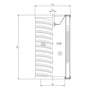 R754G03P Hydraulikfilterelement (Rücklauffilter)