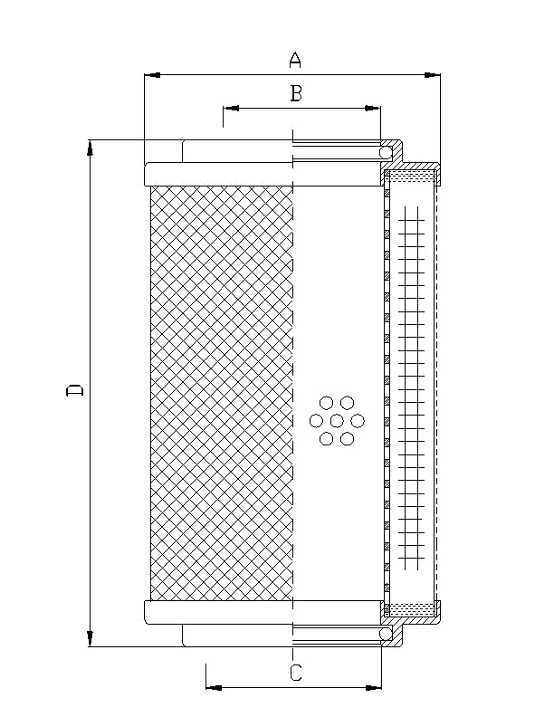 RHK100M15V Hydraulikfilterelement (Rücklauffilter)