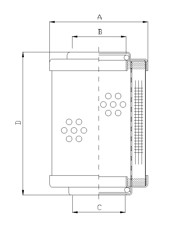 RHK200G10B Hydraulikfilterelement (Rücklauffilter)