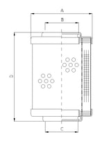 RHK200G10B Hydraulikfilterelement (Rücklauffilter)