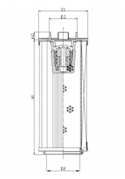 RHR1700S10B3/AB1 Hydraulikfilterelement (Rücklauffilter)