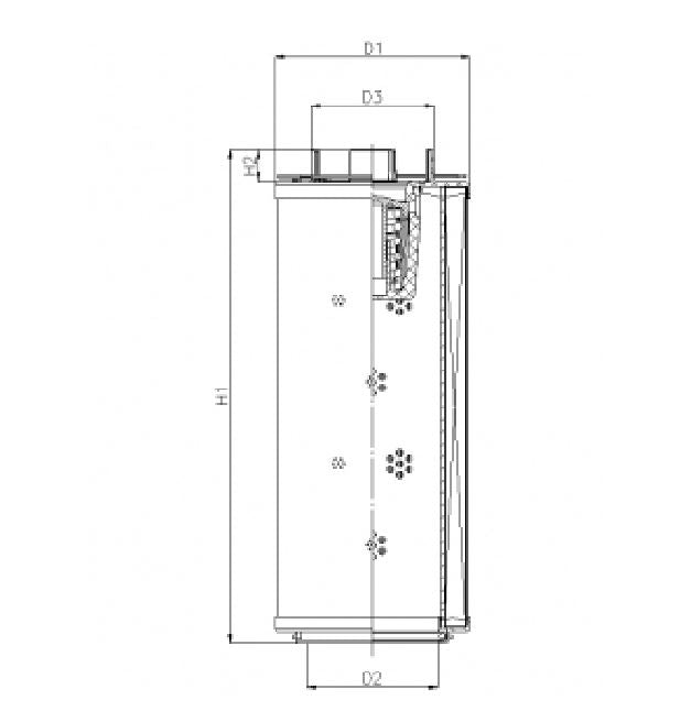 RHR2600G10V3/ESD Hydraulikfilterelement (Rücklauffilter)