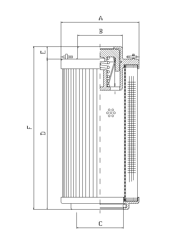 RHR330B100B Hydraulikfilterelement (Rücklauffilter)