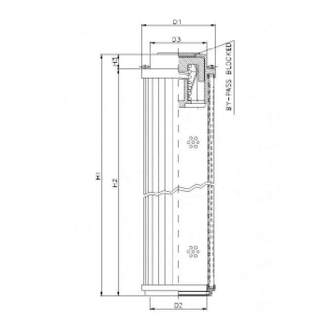 RHR330B25B/5 Hydraulikfilterelement (Rücklauffilter)