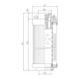 RHR500B100V Hydraulikfilterelement (Rücklauffilter)