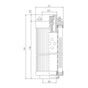 RHR660B10B Hydraulikfilterelement (Rücklauffilter)