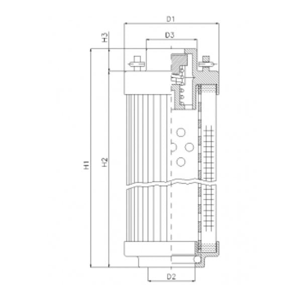 RHR850A05B Hydraulikfilterelement (Rücklauffilter)