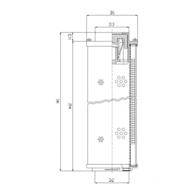 RHR850G20V Hydraulikfilterelement (Rücklauffilter)