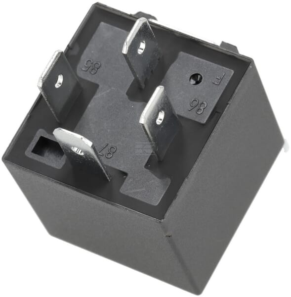 Relais 12V, normalerweise offen, 40A, mit Widerstand, mit Halter