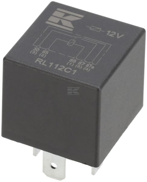 Mini-Relais 12V, Umschalter, 30A/40A, ohne Halter