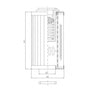 RLR175B130B Hydraulikfilterelement (Rücklauffilter)