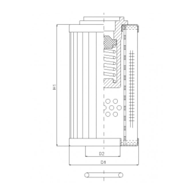 RLR330B80B Hydraulikfilterelement (Rücklauffilter)