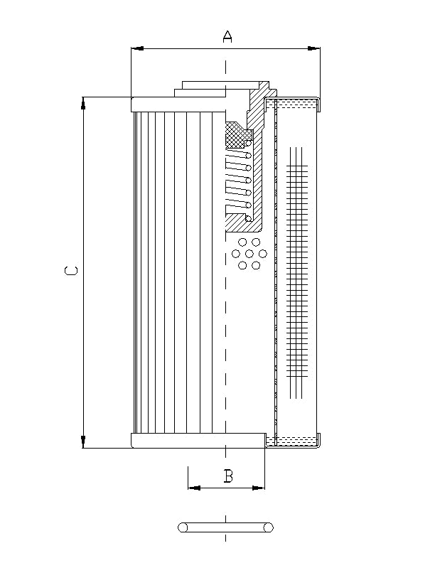 RLR330E05B Hydraulikfilterelement (Rücklauffilter)