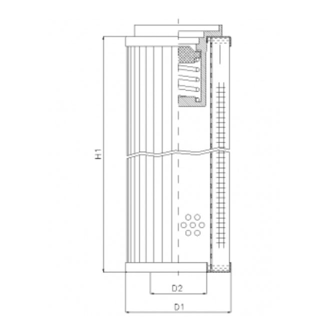 RLR425B130B Hydraulikfilterelement (Rücklauffilter)